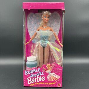 Barbie Bubble Angel Bubble Solution Doll with Magic Wings 1994 Mattel 12443